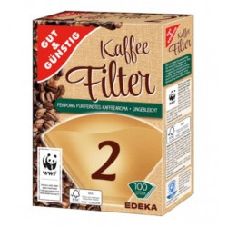  Filtry do kawy, ekspresu Kaffee Filter 2 GG 100 szt