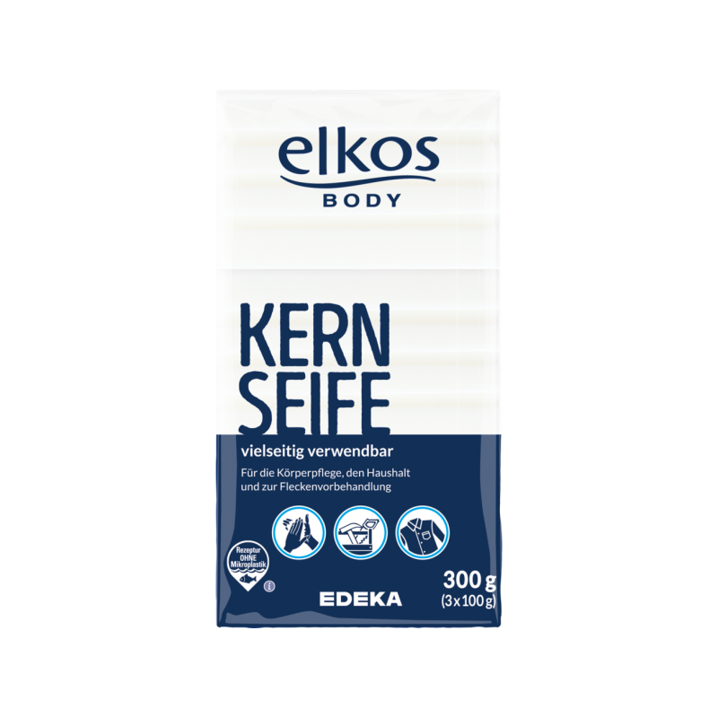  Mydło Elkos Kernseife na plamy 3x100g
