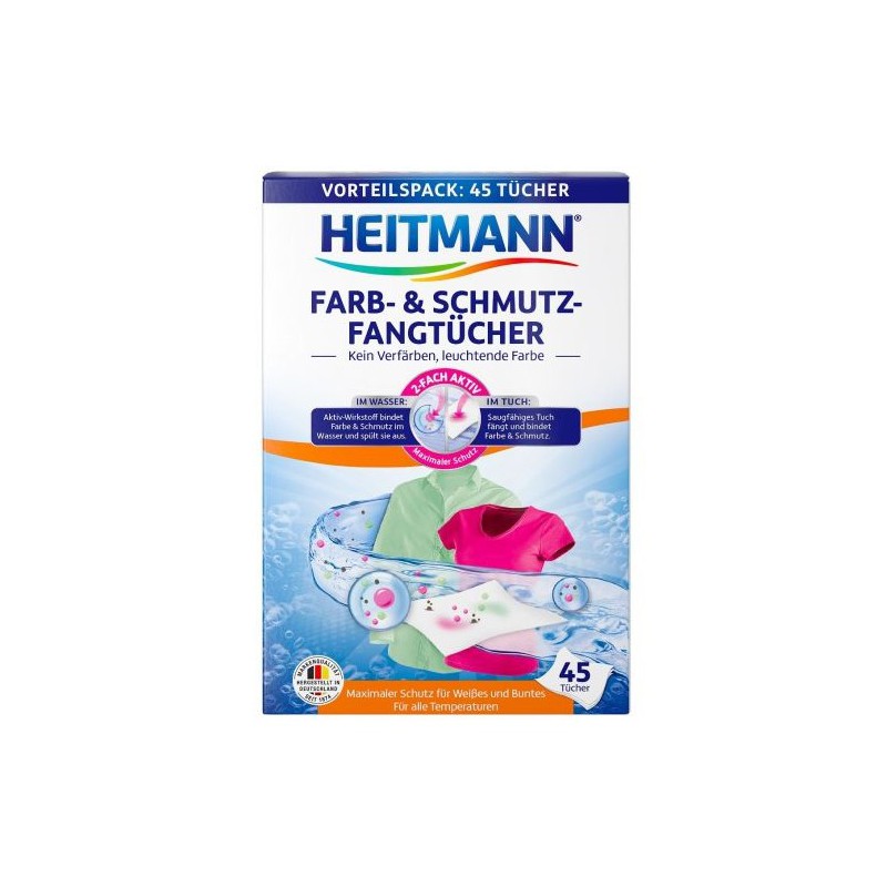  Chusteczki do prania Heitmann 45 szt.