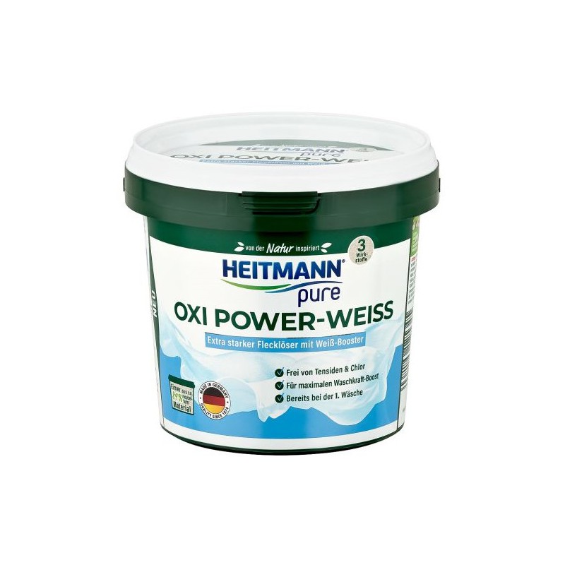  Heitmann Pure Oxi Power-Weiss 500g Wybielacz W Proszku