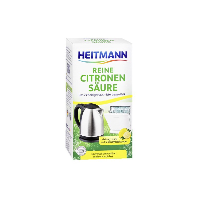  Heitmann Pure Reine Citronen Saure Proszek 350g Odkamieniacz Kwas Cytrynowy