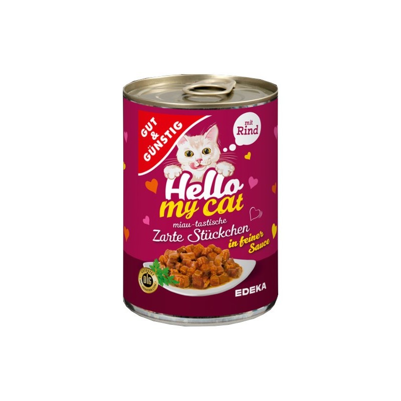 G&G Hello My Cat Wołowina 415g Karma dla kota