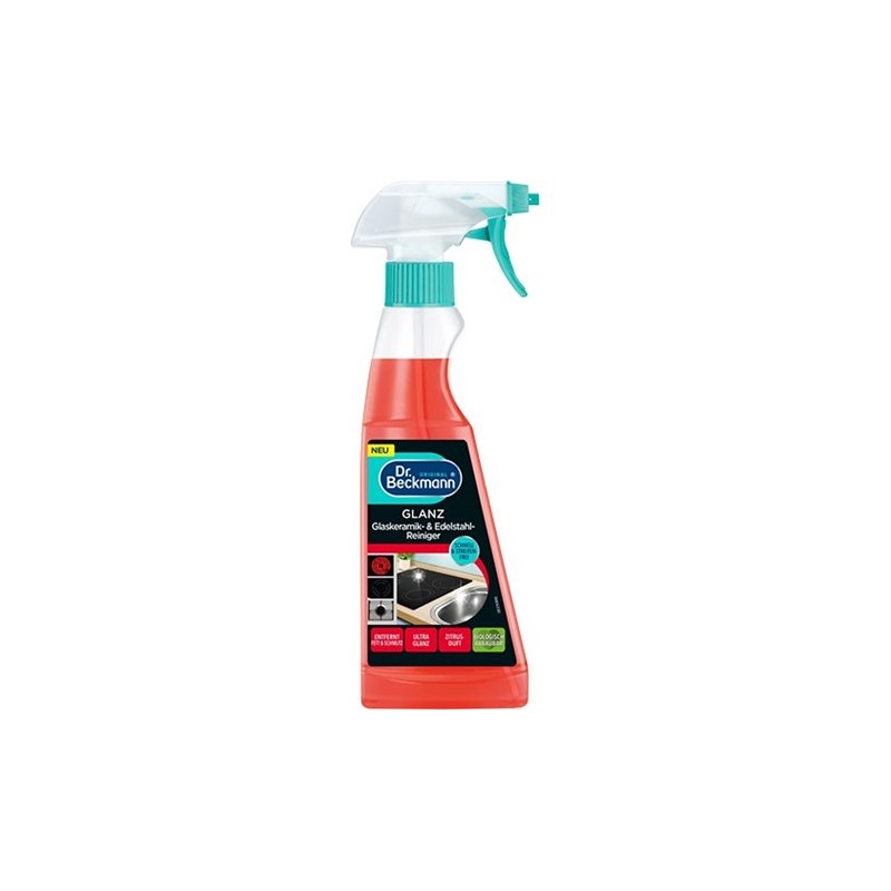  Dr.Beckmann Glaskeramik&Edelstahl Reiniger 250ml Odtłuszczacz