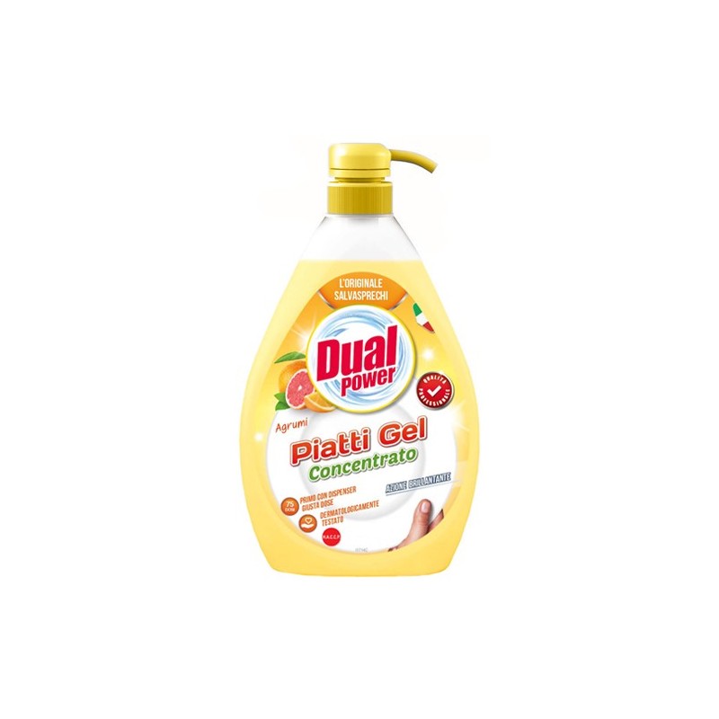  Dual Piatti Gel Cytrusy Płyn do naczyń 1L Koncentrat