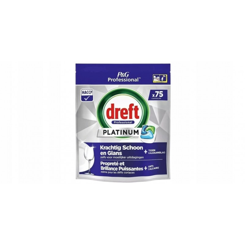  Dreft Platinum All in One Tabs 75szt Kapsułki do zmywarki