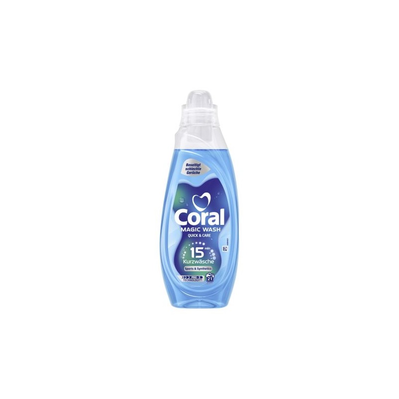  Coral Magic Wash Sport i syntetyczne - Żel do prania z Niemiec 840ml/21p.