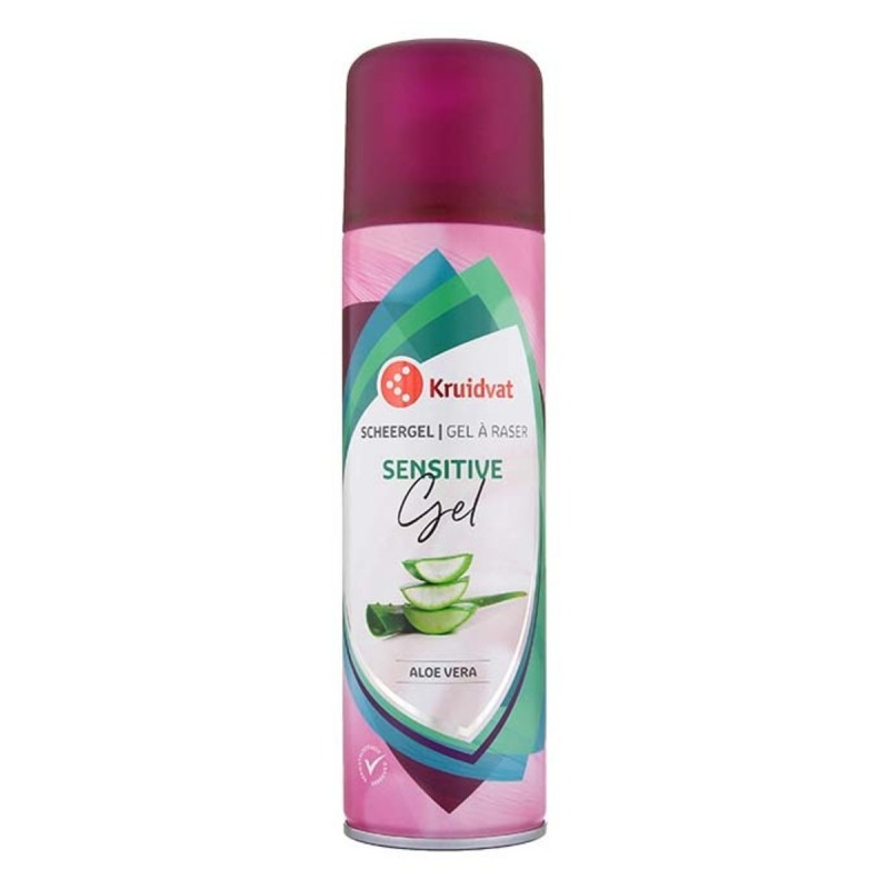  Kruidvat Żel do golenia Sensitive 75ml Aloe Vera