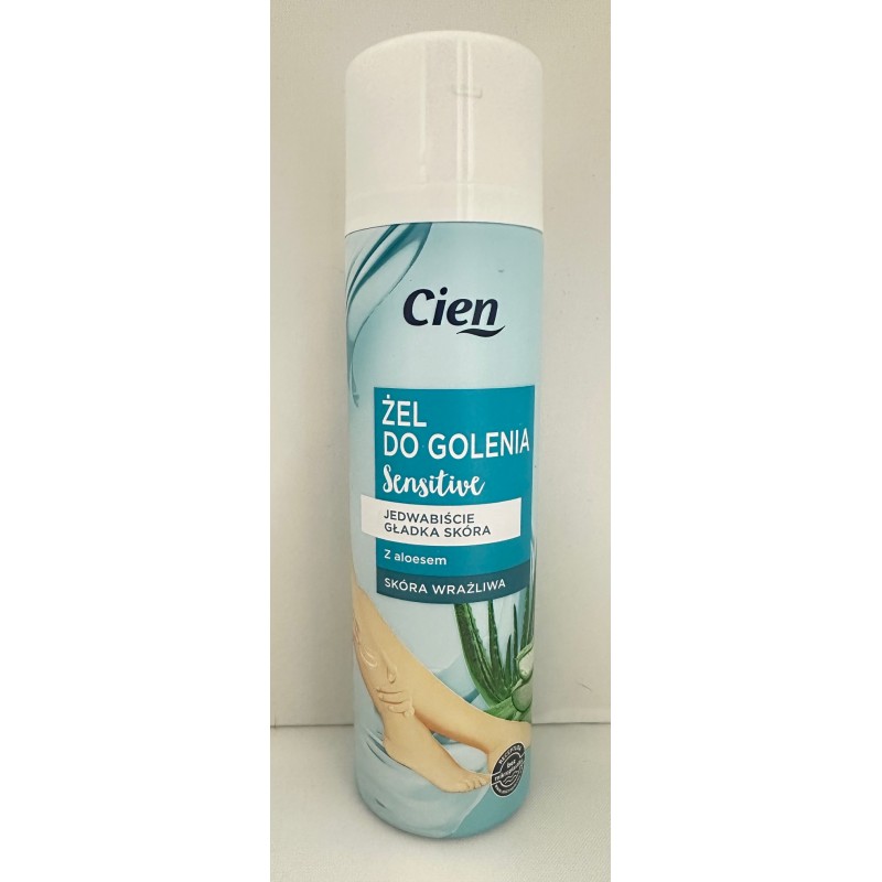  Cien Żel do golenia Sensitive 200ml Aloe Vera