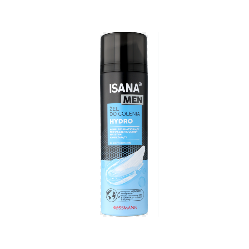  Isana Men Żel do golenia Hydro 200ml