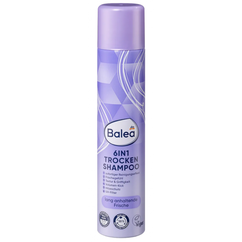  Balea Trockenshampoo 6w1 Suchy Szampon 200ml