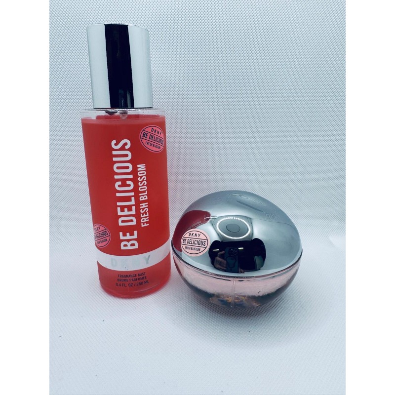  Mgiełka 250 ml + Perfum 100 ml DKNY Be Delicious Fresh Blossom
