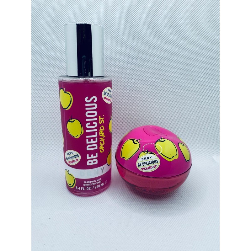  Mgiełka 250 ml + Perfum 100 ml DKNY Be Delicious Orchard St.