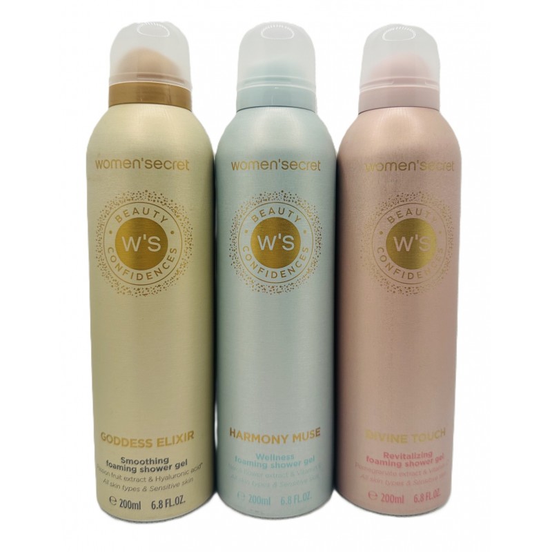  Women Secret Pianka pod prysznic Zestaw 3x200ml MIX