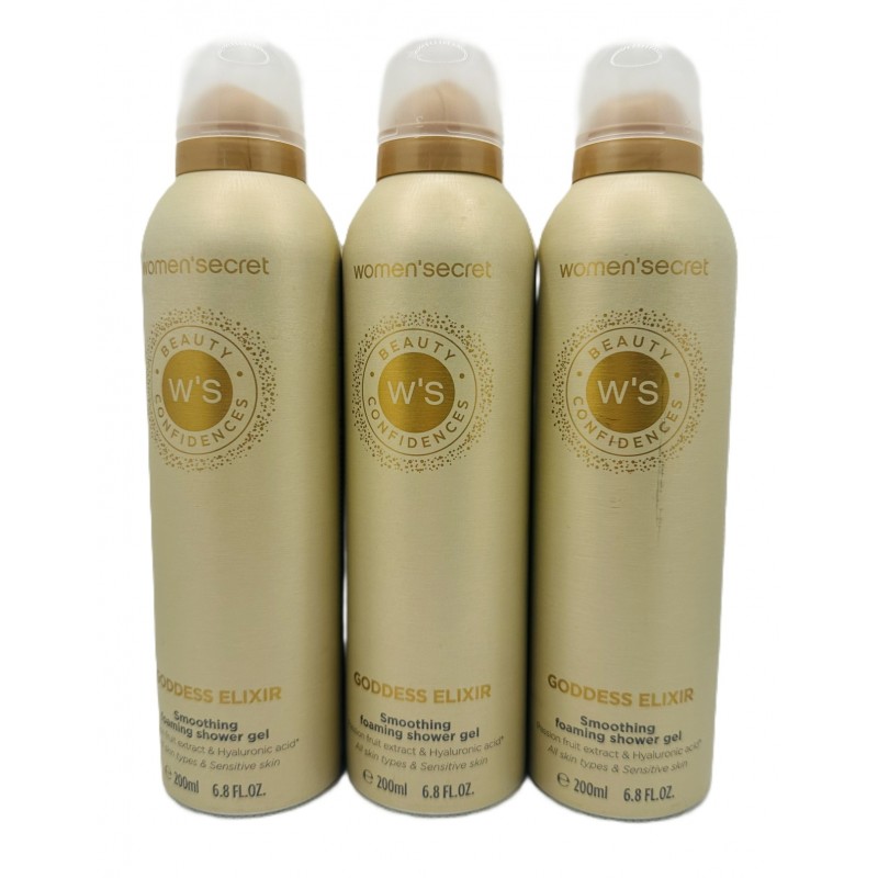  Women Secret Pianka pod prysznic Zestaw 3x200ml Goddess Elixir