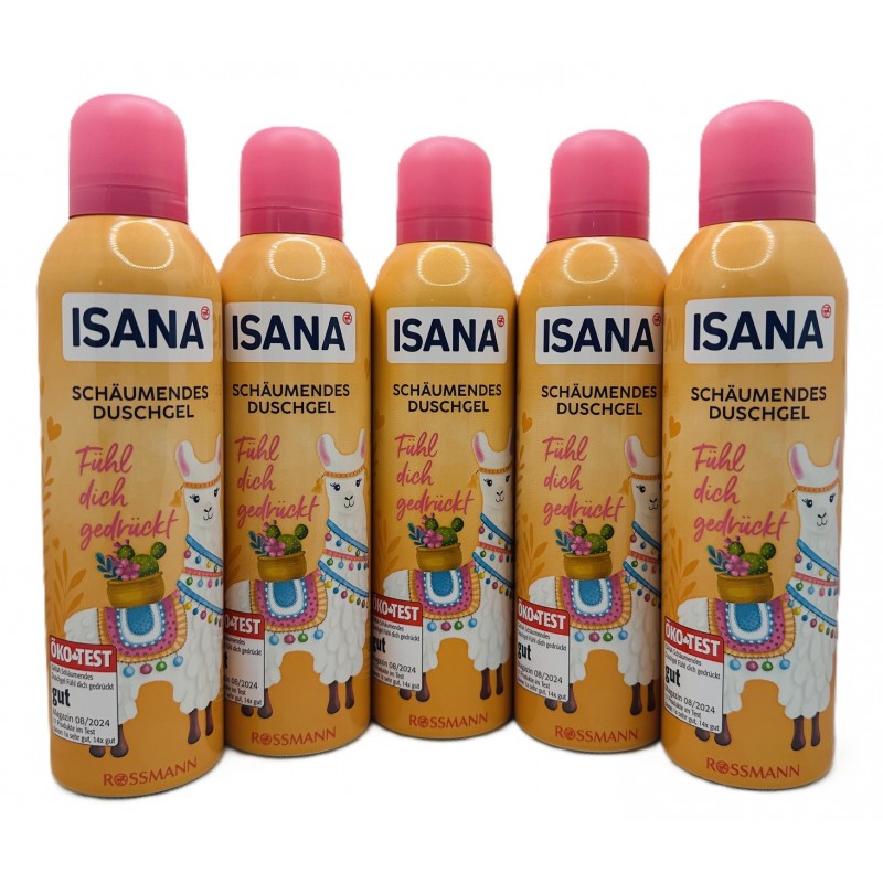  ISANA Pianka pod prysznic Pozwól się przytulić 5x200ml