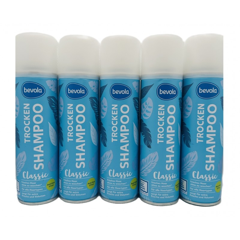  Bevola Suchy Szampon Classic Zestaw 5x200ml