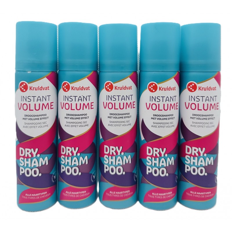  Kruidvat Instant Volume Suchy Szampon Zestaw 5x75ml TRAVEL SIZE