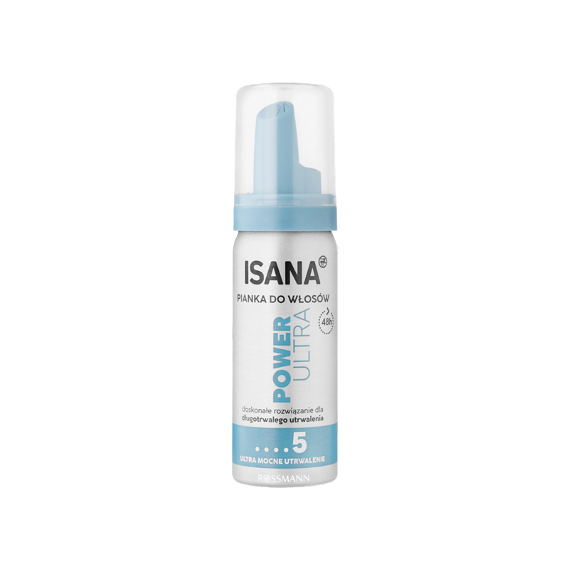 Isana Power Ultra Pianka do włosów utrwalająca 50ml TRAVEL SIZE
