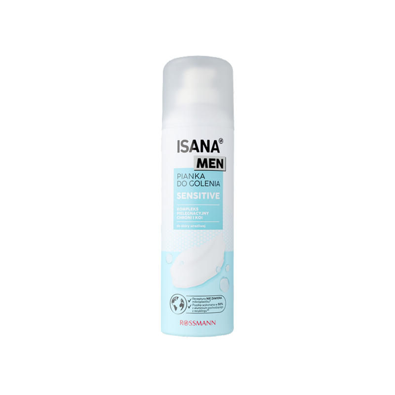  Isana Men Pianka do golenia Sensitive 300ml