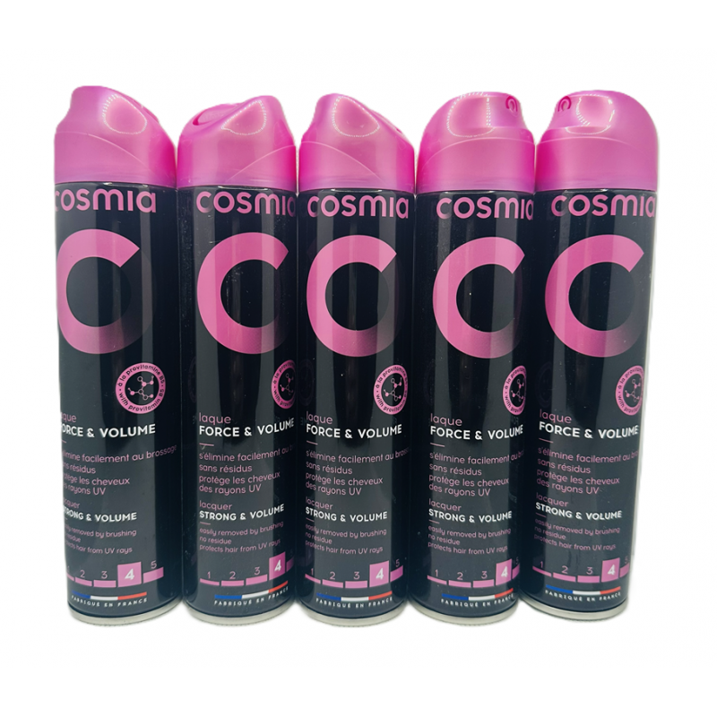  Cosmia Force&Volume Lakier do włosów 5x300ml