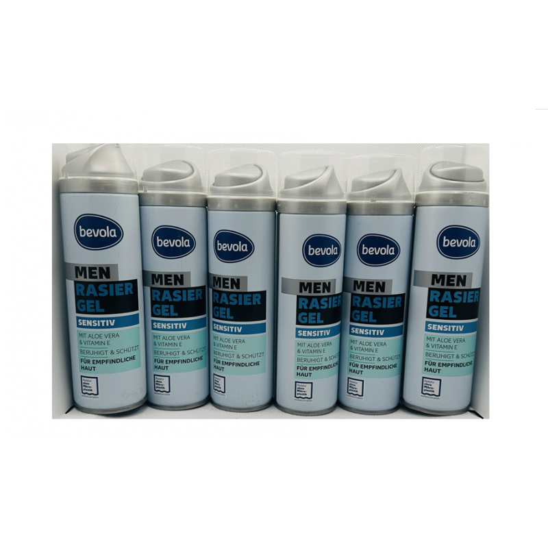  Bevola Men Sensitiv Żel do golenia 6x200ml zestaw
