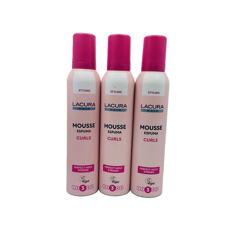  Lacura Hair Mousse Pianka do włosów kręconych 3x250ml