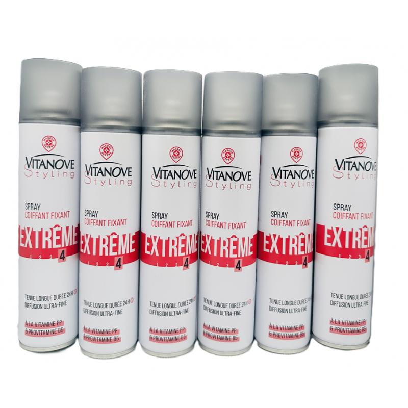  Marque Repere Vitanove Extreme Lakier do włosów utrwalający 6x250ml