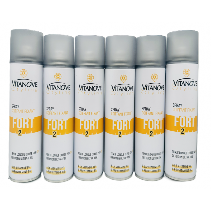  Marque Repere Vitanove Fort Lakier do włosów 6x250ml