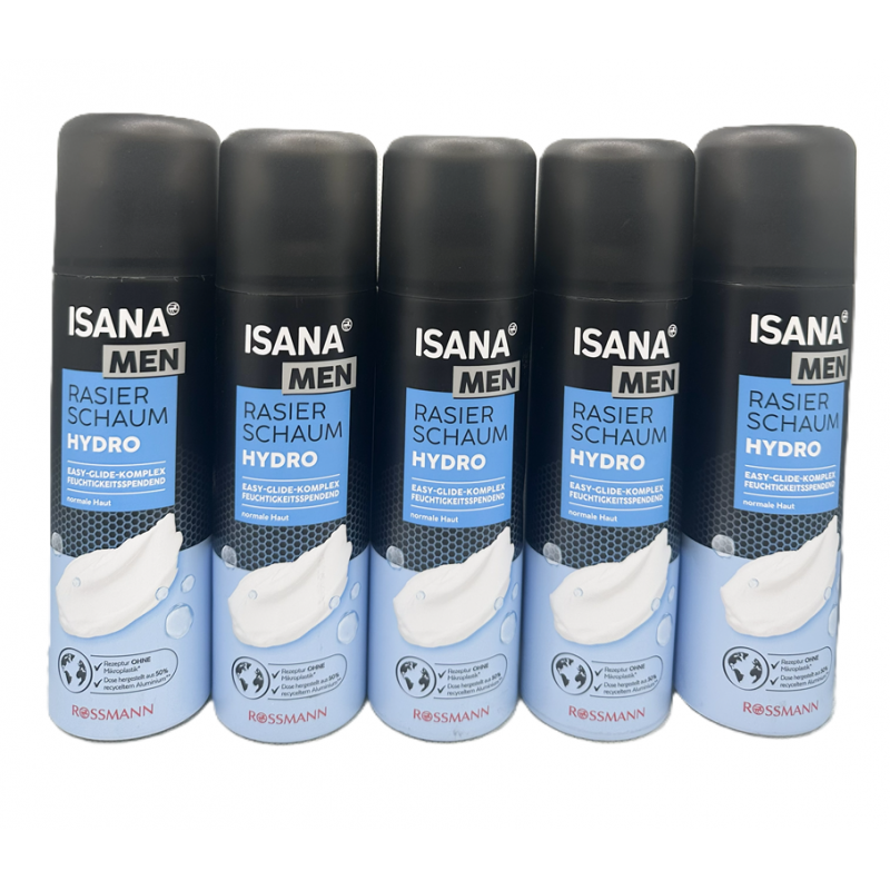  Isana Men Pianka do golenia Hydro 6x200ml