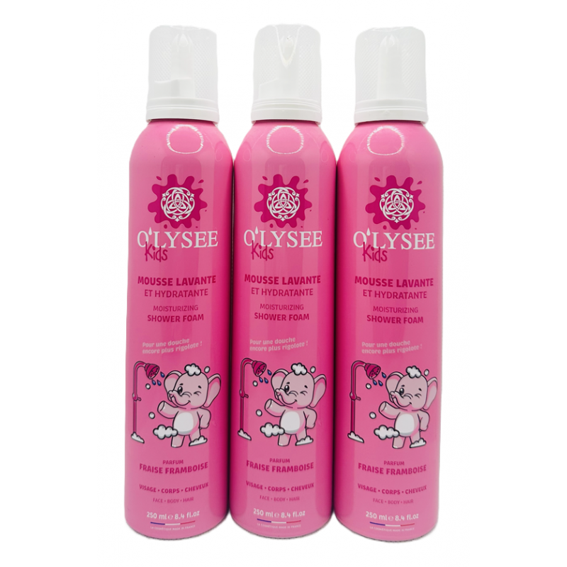  O'Lysee Kids Pianka pod prysznic dla dzieci 3w1 3x250ml