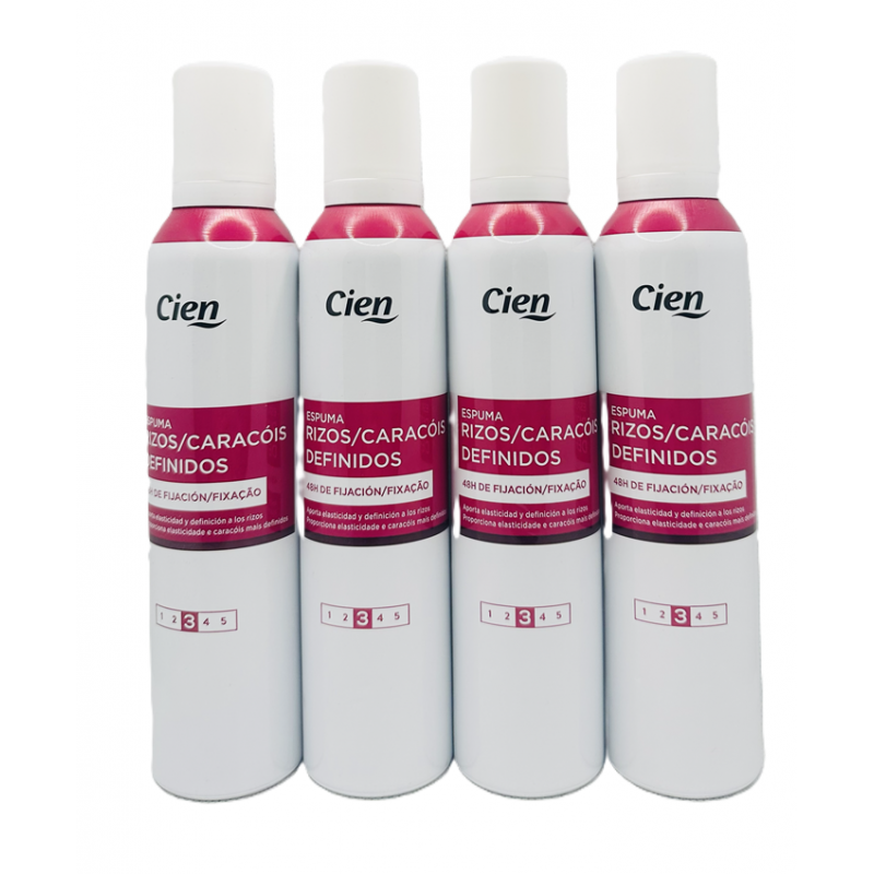  Cien Espuma Rizos Pianka do włosów kręconych 4x250ml