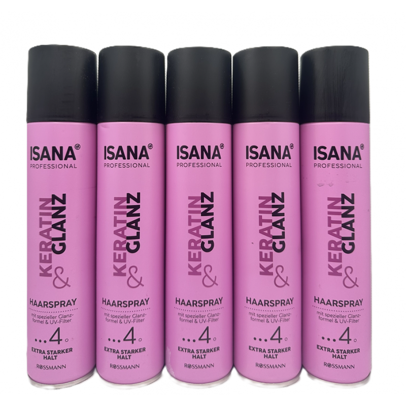  Isana Professional Keratin Glanz Lakier do włosów 5x250ml