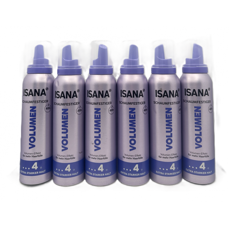  Isana Volumen Pianka do włosów dodająca objętości 6x150ml