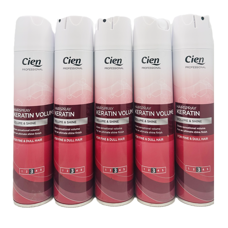 Cien Professional Keratin Volume Lakier do włosów 5x250ml