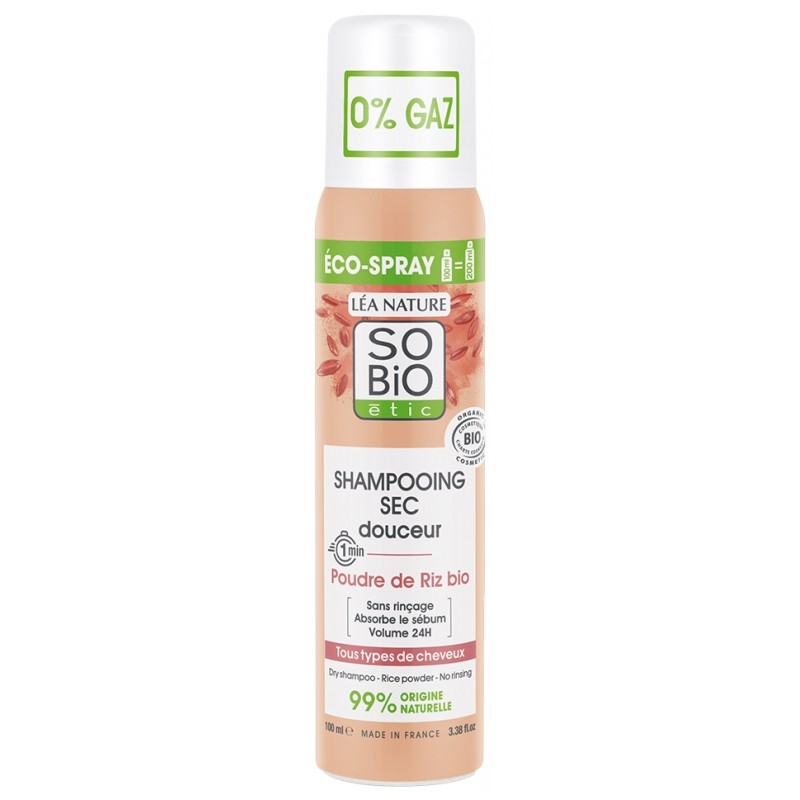  Léa Nature SO BIO Organiczny Delikatny Suchy Szampon 100ml Ecocert