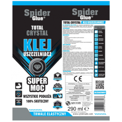  Klej montażowy uszczelniacz Spider Glue Total Crystal 290ml