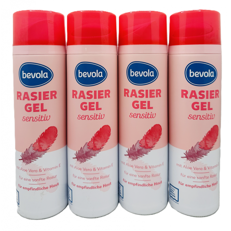  Bevola Rasier Gel Sensitiv Żel do golenia 4x200ml