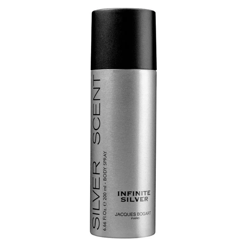  Jacques Bogart Silver Scent Body Spray 200ml Dezodorant Infinite Silver