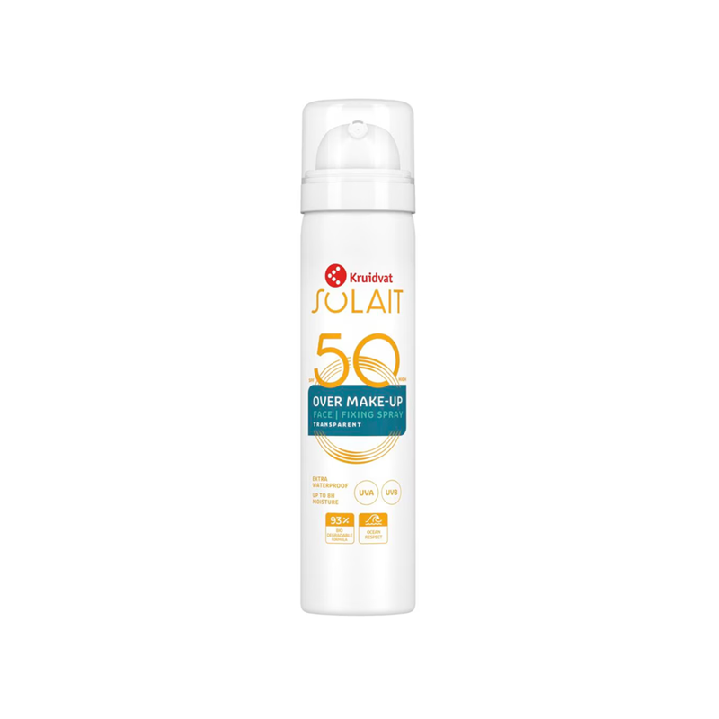  Kruidvat Solait SPF50 Mgiełka do twarzy transparenta 75ml TRAVEL SIZE