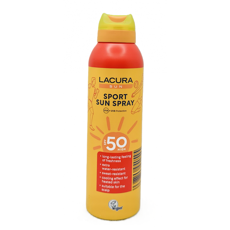  Lacura Sun Sport SPF50 Spray do opalania transparentny 200ml