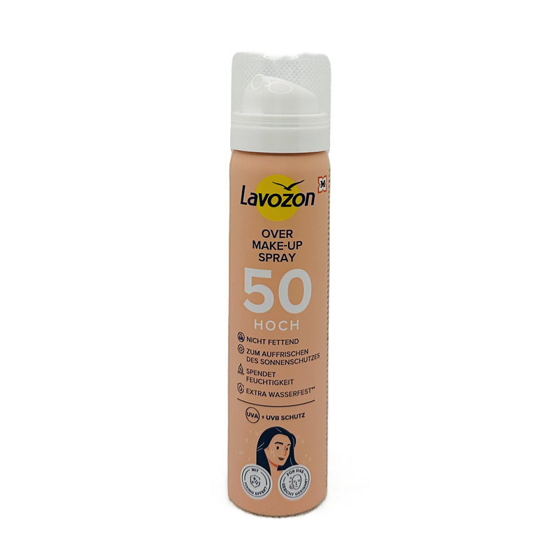  Lavozon SPF50 Mgiełka do twarzy transparenta 75ml TRAVEL SIZE
