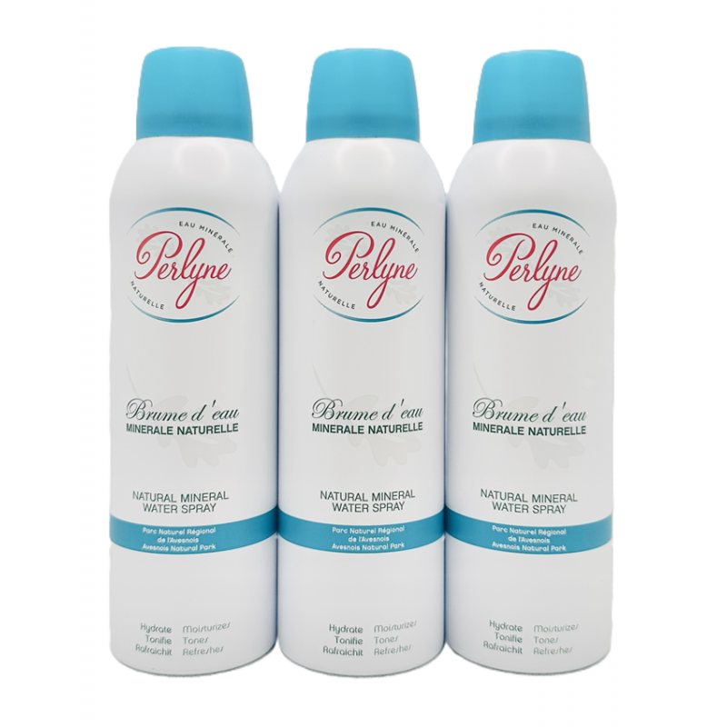  Perlyne Woda odświeżająca w sprayu Mgiełka mineralna 3x150ml