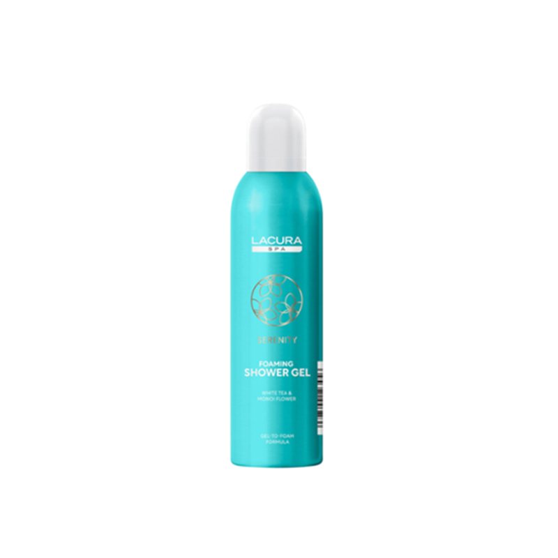  Lacura SPA Serenity Pianka pod prysznic 200ml Biała Herbata & Kwiat Monoi