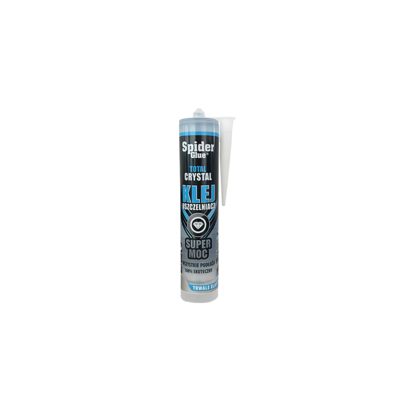  Klej montażowy uszczelniacz Spider Glue Total Crystal 12x290ml