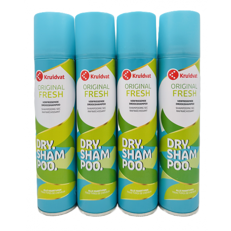 Kruidvat Original Fresh Suchy Szampon 4x250ml